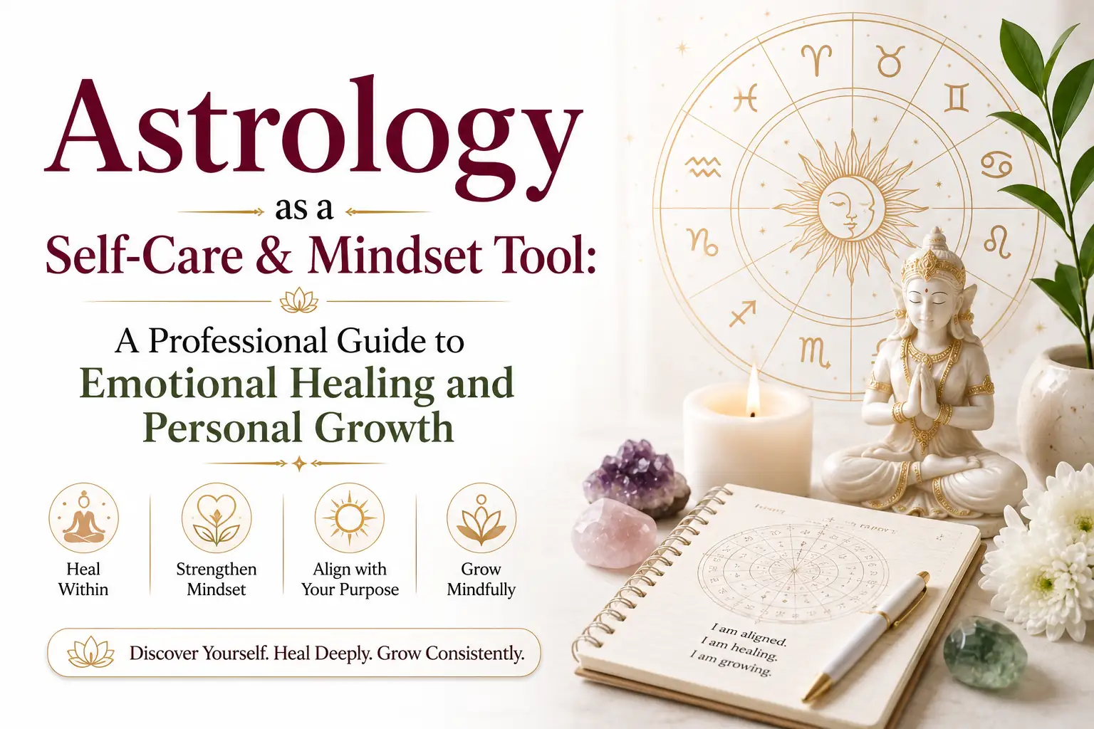 Astrology as a Self-Care & Mindset Tool: A Professional Guide to Emotional Healing and Personal Growth