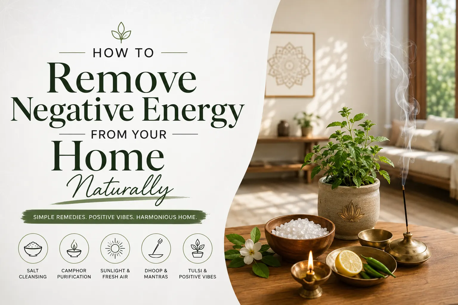 How to Remove Negative Energy