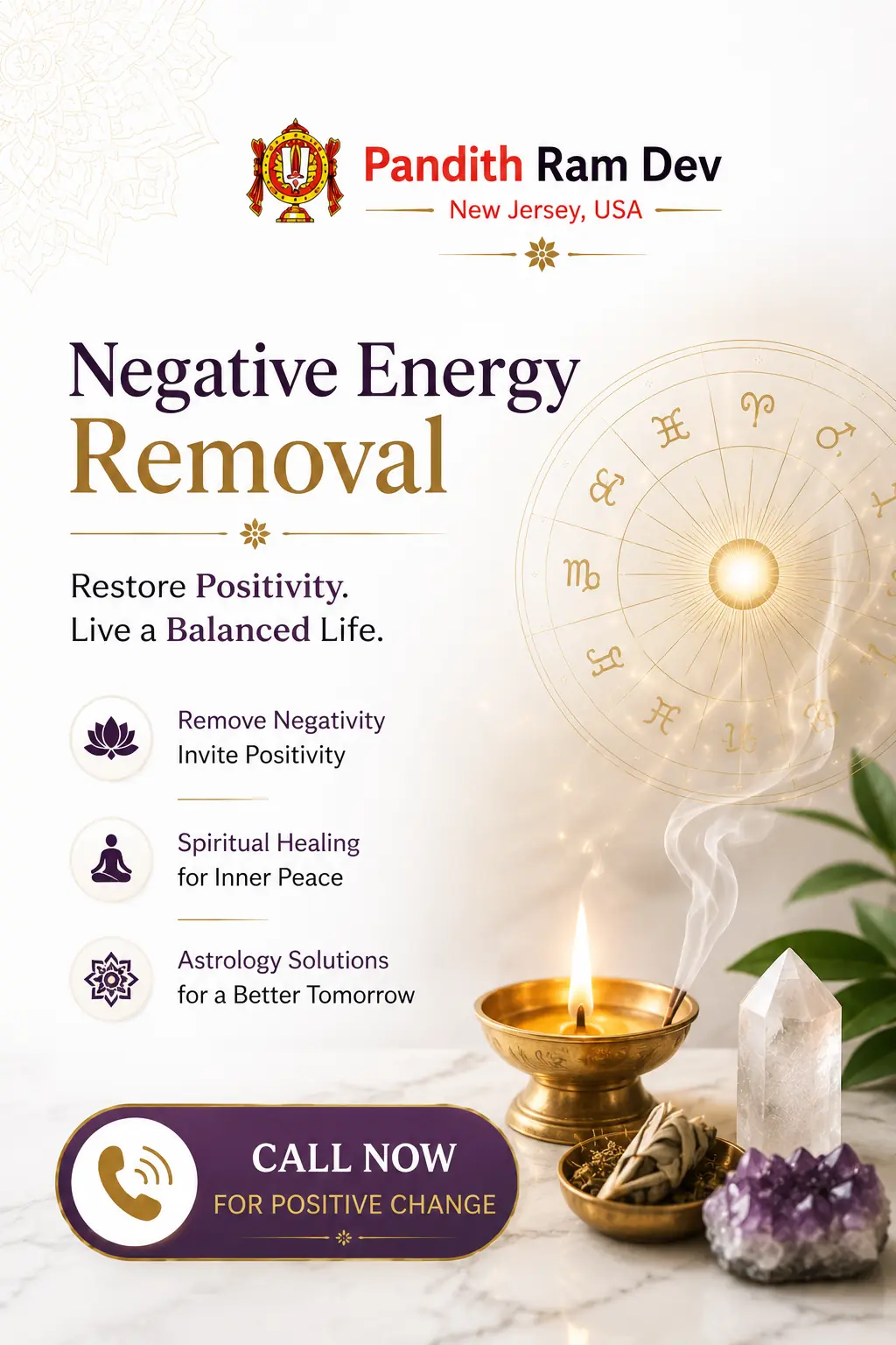 Negative Energy Removal