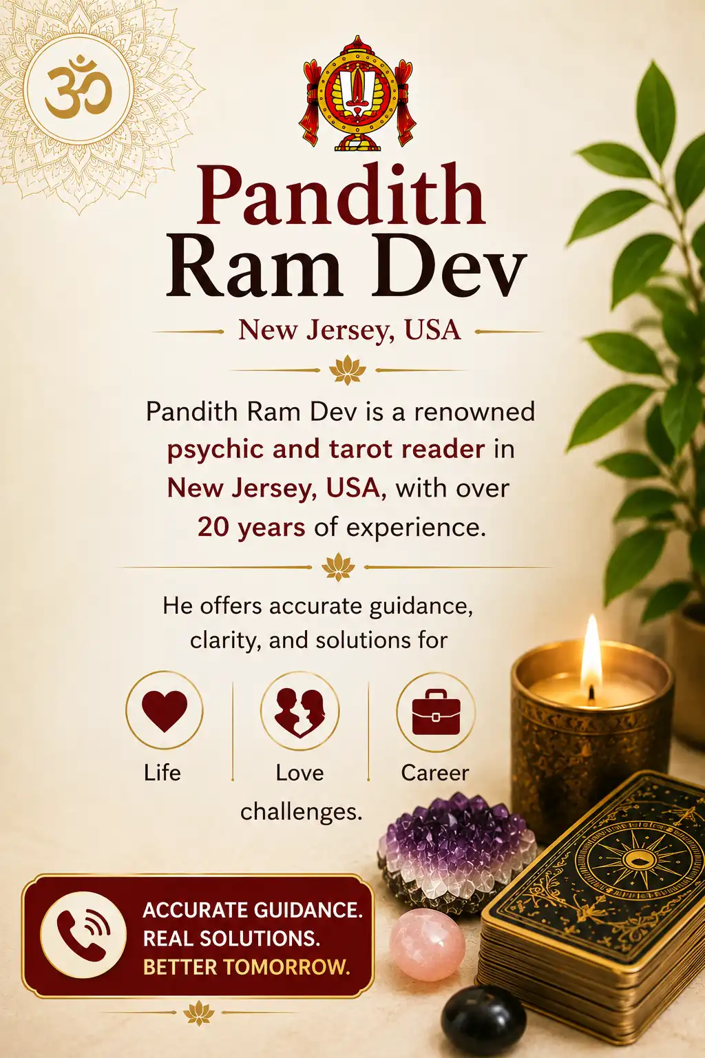 Famous Psychic Reader in New Jersey, USA