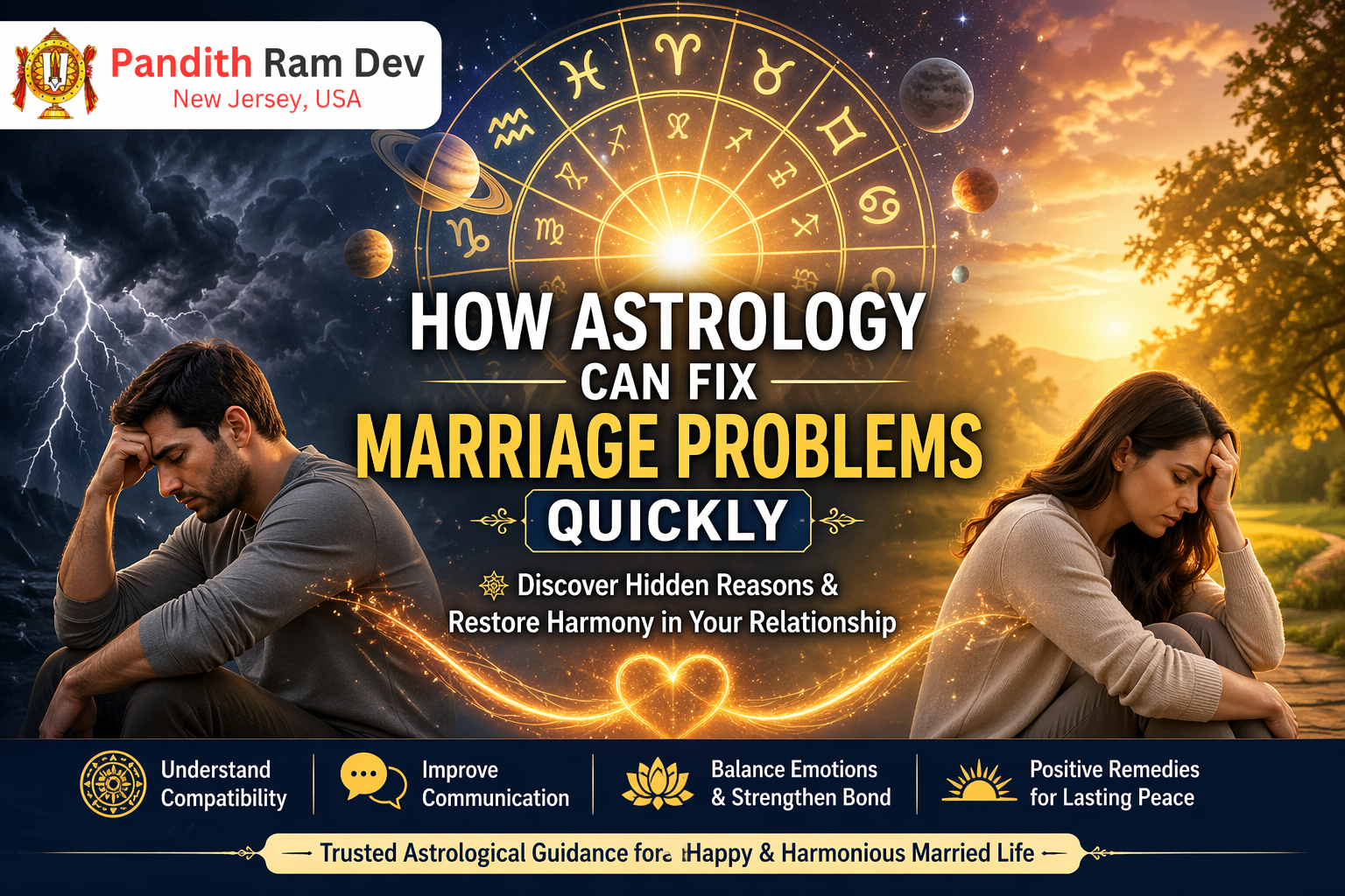 How Astrology Can Fix Marriage Problems Quickly